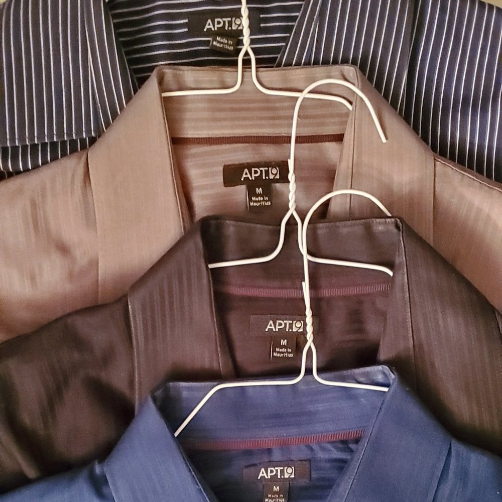 APT. 9 Dress Shirt 4-Pack Bundle